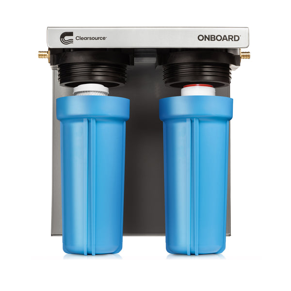 Clearsource Premier RV Water Filter System - 2 Canister - 0.2 Micron -  Outdoor Clearsource RV Water Filter CS77FR