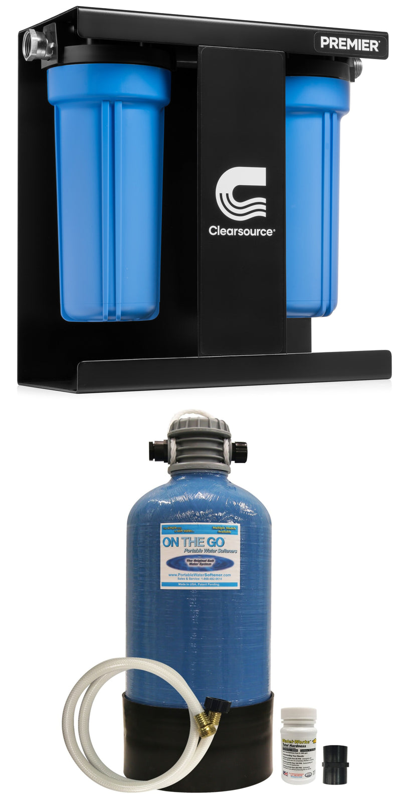 RV Water Filter System with Hose Fittings - Premium Portable Filtration  Systems That Improves Taste & Odor